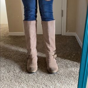 Encore taupe boots
